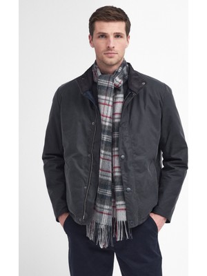 Barbour New Check Tartan Atkı TN27 Blue Granite