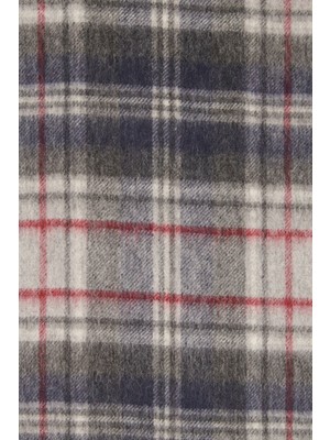 Barbour New Check Tartan Atkı TN27 Blue Granite