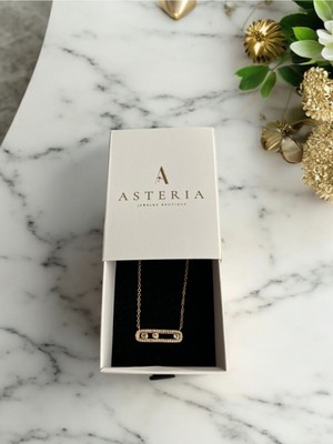 Asteria Jewelry Yatay Mess Kolye