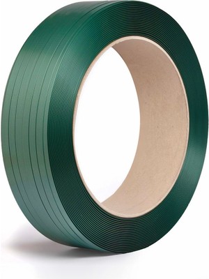Teknopak 16 mm x 0,90 x 1200 Metre Yeşil Polyester Şerit Çemberi