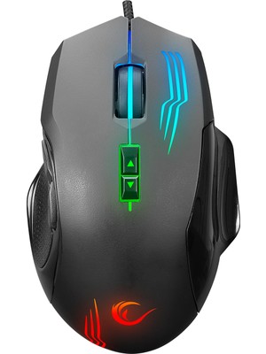 Rampage SMX-G38 Claw USB 8 Makro Tuşlu 7200DPI Rgb Ledli Oyuncu Mouse