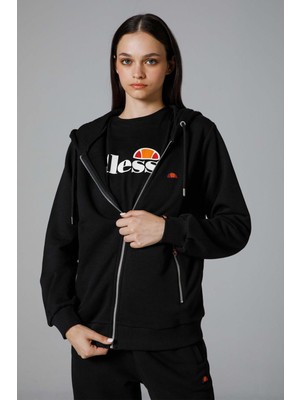 Ellesse Fermuarlı Kapüşonlu Kadın Sweat EF171-BK