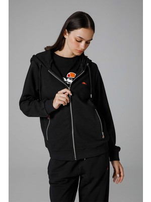 Ellesse Fermuarlı Kapüşonlu Kadın Sweat EF171-BK