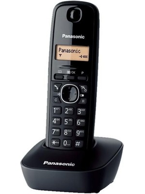 Panasonıc Kx TG1611 Dect Telefon,siyah-Gri