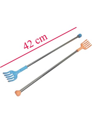 Çok Renkli Sırt Kaşıyıcı 2 Adet 42 cm Sırt Kaşıma Aleti