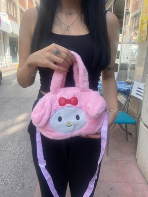 Piraye Gift My Melody El Omuz Çantası Peluş  Pembe