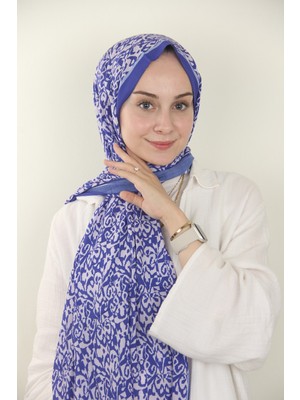 Morcivert Silk Home Kelebek Desenli Soft Şal