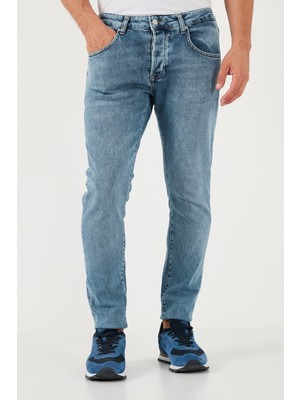 Buratti Pamuklu Normal Bel Slim Fit Dar Paça Jeans Erkek Kot Pantolon 1115S051NAPOLI