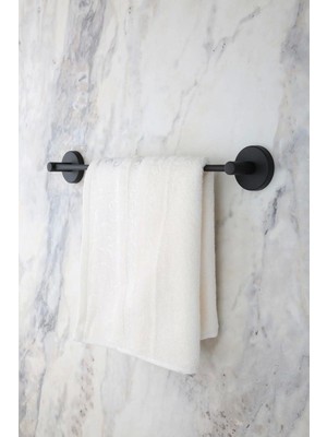 -Siyah Uzun Havluluk Paslanmaz