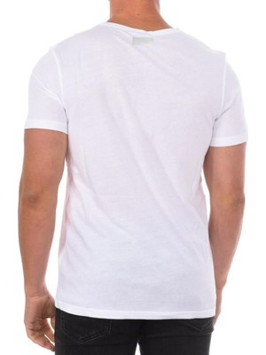 Bikkembergs BKK2MTS04 Half Logo T-Shirt White