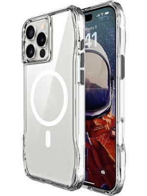 ZORE Apple iPhone 16 Pro Max Kılıf Zore Magsafe Şarj Özellikli T-Max Magsafe Kapak