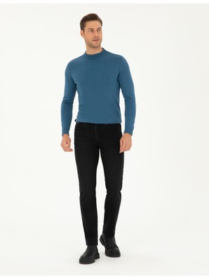 Pierre Cardin Erkek Siyah Straight Fit Jean Pantolon 50292071-VR046