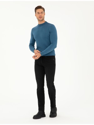 Pierre Cardin Erkek Siyah Straight Fit Jean Pantolon 50292071-VR046