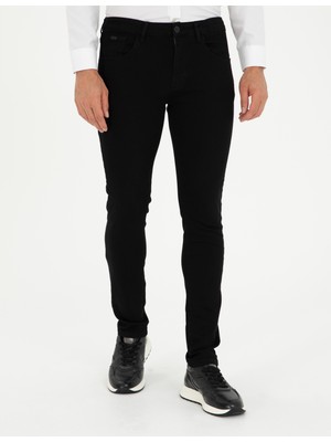 Pierre Cardin Erkek Siyah Slim Fit Jean Pantolon 50295870-VR046