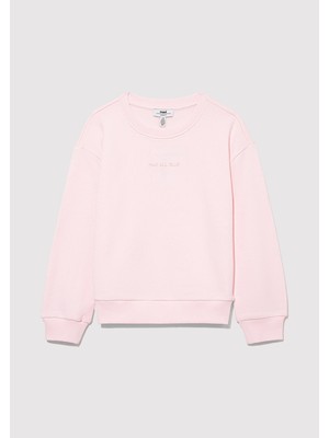 Mavi Organik Pamuklu Pembe Basic Sweatshirt7S10043-88133