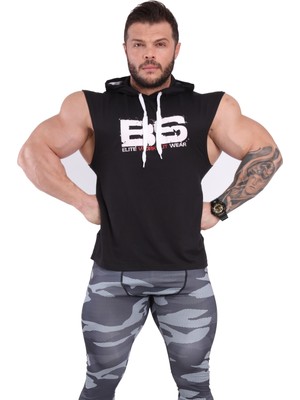 Big Sam Kapşonlu Kolsuz Spor T-Shirt Big Sam 2749