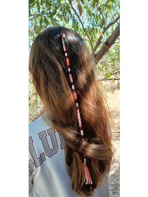 Tutu Tasarım Saç Ipi Hair Wrap Toka Saç Aksesuarı