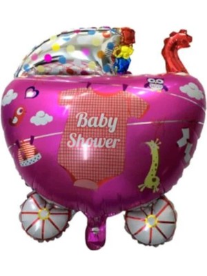 Parti Aşkı Baby Shower Yeni Doğan Kırmızı Kız Folyo Balon 45*70 cm - Kız Bebek Doğum Günü & Cinsiyet Belirleme