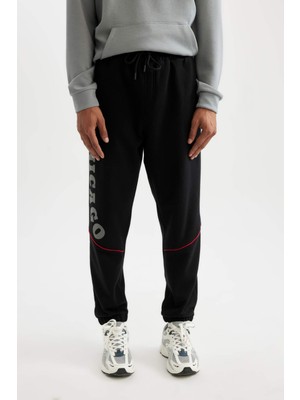 DeFactoFit NBA Chicago Bulls Jogger Eşofman Altı Standart Fit Cepli Düz Paça C9274AX24AU