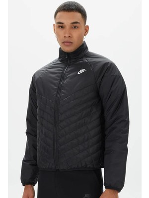 Nike Windrunner Therma-Fit Midweight Puffer Erkek Siyah Mont