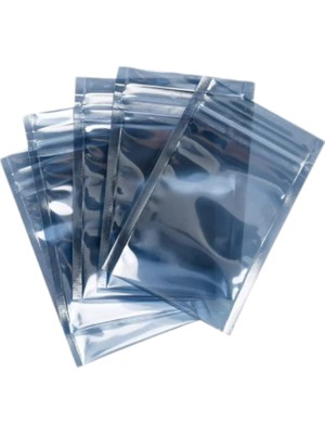 Elektromall Antistatik Kilitli ve Şeffaf Esd Poşet - 100 Adet - 10X20CM