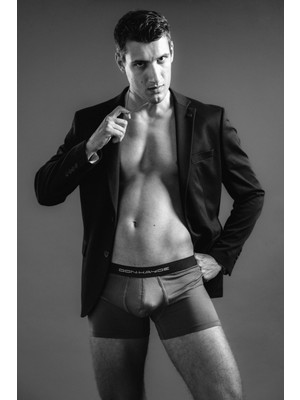 Don Kayde Premium Micro Modal Erkek Boxer 2’ lü Set – Gri | Don-Kayde