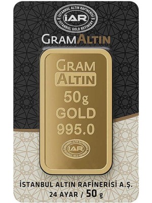 50GR 24 Ayar Gram Altın