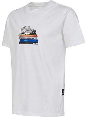 New Balance Lifestyle Erkek T-Shirt MNT1415-WT Beyaz