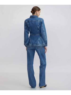 Miss İpekyol Peplum Denim Ceket