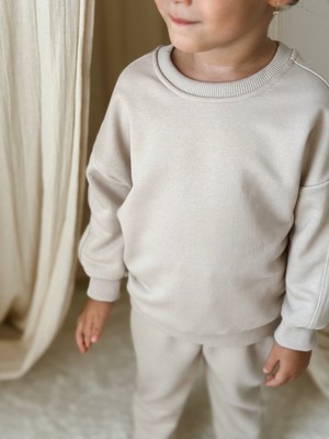 Tarkito Kız Ve Erkek Bebek Çocuk Alt Üst Eşofman Takımı Sweatshirt & Jogger 1-7 Yaş