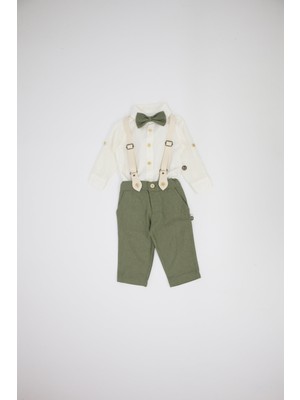 RG Brand Bebek Keten 4 Parça Salopet Seti