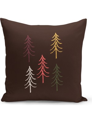 Bertille Home Yılbaşı Serisi Çift Tarafı Dijital Baskılı  4'lü Kırlent Kılıfı Seti (Christmas Noel Cushion Cover)