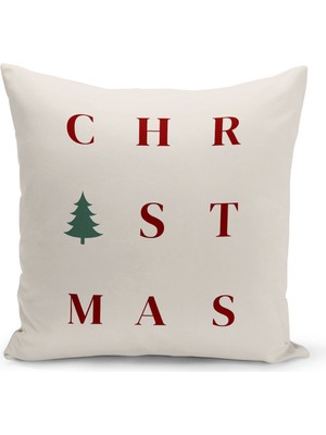 Bertille Home Yılbaşı Serisi Çift Tarafı Dijital Baskılı  4'lü Kırlent Kılıfı Seti (Christmas Noel Cushion Cover)