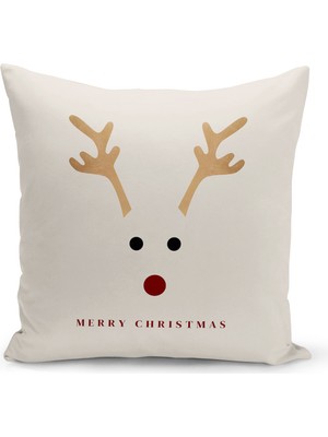 Bertille Home Yılbaşı Serisi Çift Tarafı Dijital Baskılı  4'lü Kırlent Kılıfı Seti (Christmas Noel Cushion Cover)