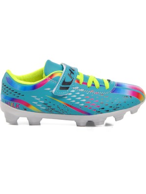 Ayakmod Hulk 129-F Turkuaz-Beyaz Çocuk Krampon