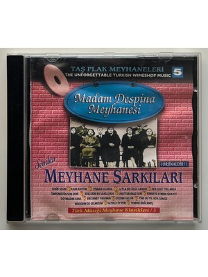 Sevilen Meyhane Şarkıları Madam Despina Meyhanesi CD (Orjnal Dönem Baskı Cd)
