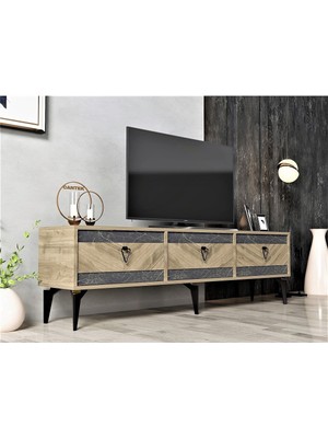 Demonte Home Mobilya Zenondh Tv Standı Ceviz Royalmermer