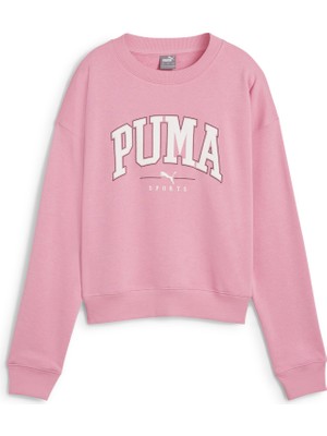 Puma Squad Crew Kadın Sweatshirt 68249348 Xs - Pembe