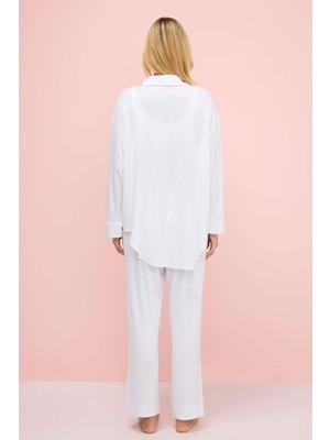 Moon Milk  Sara Shirtdress 3'lü Set