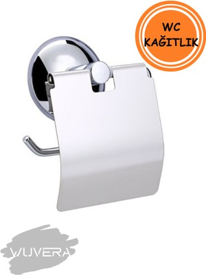 Wuvera Eko Krom Geniş Kapaklı Tuvalet Kağıtlığı Wc Kağıtlık Tuvalet Kağıdı Askısı