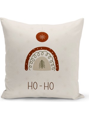 Bertille Home Yılbaşı Serisi Çift Tarafı Dijital Baskılı  4'lü Kırlent Kılıfı Seti (Christmas Noel Cushion Cover)