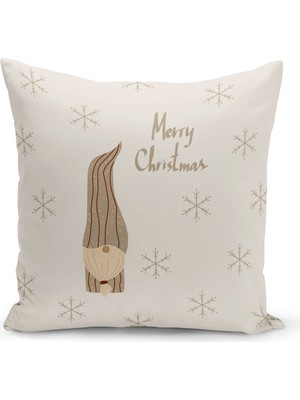 Bertille Home Yılbaşı Serisi Çift Tarafı Dijital Baskılı  4'lü Kırlent Kılıfı Seti (Christmas Noel Cushion Cover)