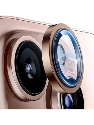 Lopard Apple iPhone 16 Pro Lens Kamera Koruyucu Premium Safir Parmak Izi Bırakmayan Cl-12