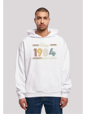 Swozz 1984 Baskılı 3 Iplik Kalın Kışlık Özel Tasarım Unisex Oversize Sweatshirt Hoodie