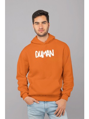 Swozz Duman Müzik Grubu 3 Iplik Kalın Kışlık Özel Tasarım Unisex Oversize Sweatshirt Hoodie