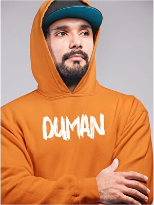 Swozz Duman Müzik Grubu 3 Iplik Kalın Kışlık Özel Tasarım Unisex Oversize Sweatshirt Hoodie