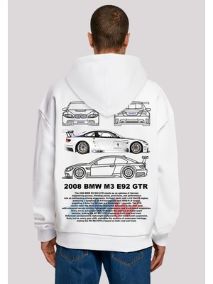 Swozz Bmw E92 M3 Baskılı Unisex Oversize Sweatshirt 3 Iplik Kalın Kışlık Özel Tasarım Hoodie