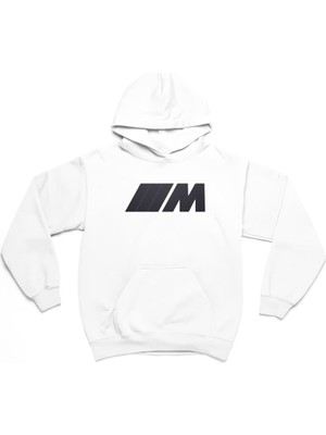 Swozz Bmw M Baskılı Unisex Oversize Sweatshirt 3 Iplik Kalın Kışlık Özel Tasarım Hoodie