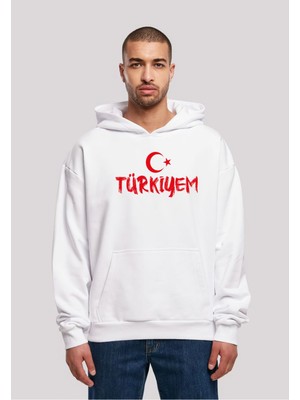 Swozz Türkiye 'm Baskılı 3 Iplik Kalın Kışlık Sweatshirt Hoodie