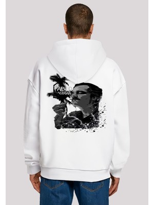 Swozz Pablo Escobarr Ön ve Sırt Baskılı 3 Iplik Kalın Kışlık Özel Tasarım Unisex Oversize Sweatshirt Hoodie